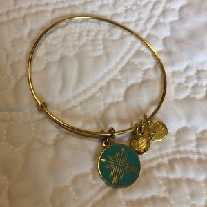 Alex and Ani Blue Arrow Bracelet